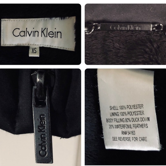 Calvin Klein black down puffer jacket - Picture 11 of 11